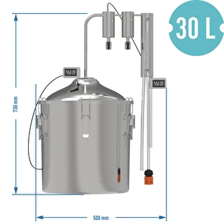 hawkSTILL 1.0 CONVEX 30 L Distiller - 2 Thumpers – photo 9