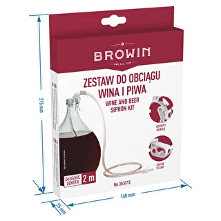 Wine siphon hose with handle and clamp – photo 7