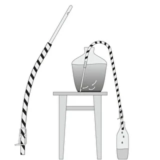 Wine siphon hose / tubing with clamp – photo 7