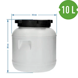 10 L Barrel / Drum , white colour – photo 8
