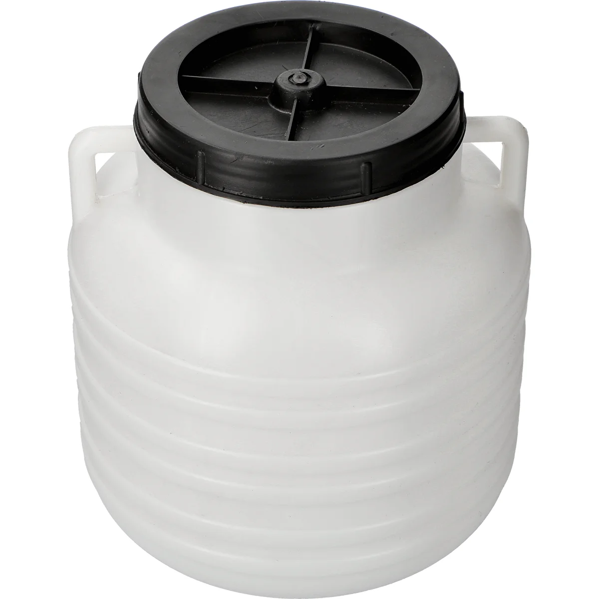 Fermentation Barrel 10 L - White, with Handles
