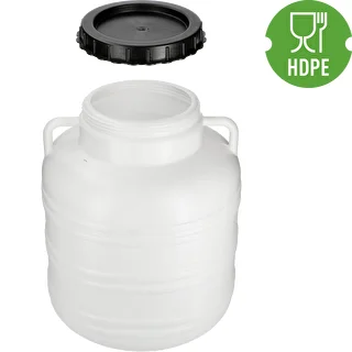40l Barrel / Drum with handles , white colour – photo 2