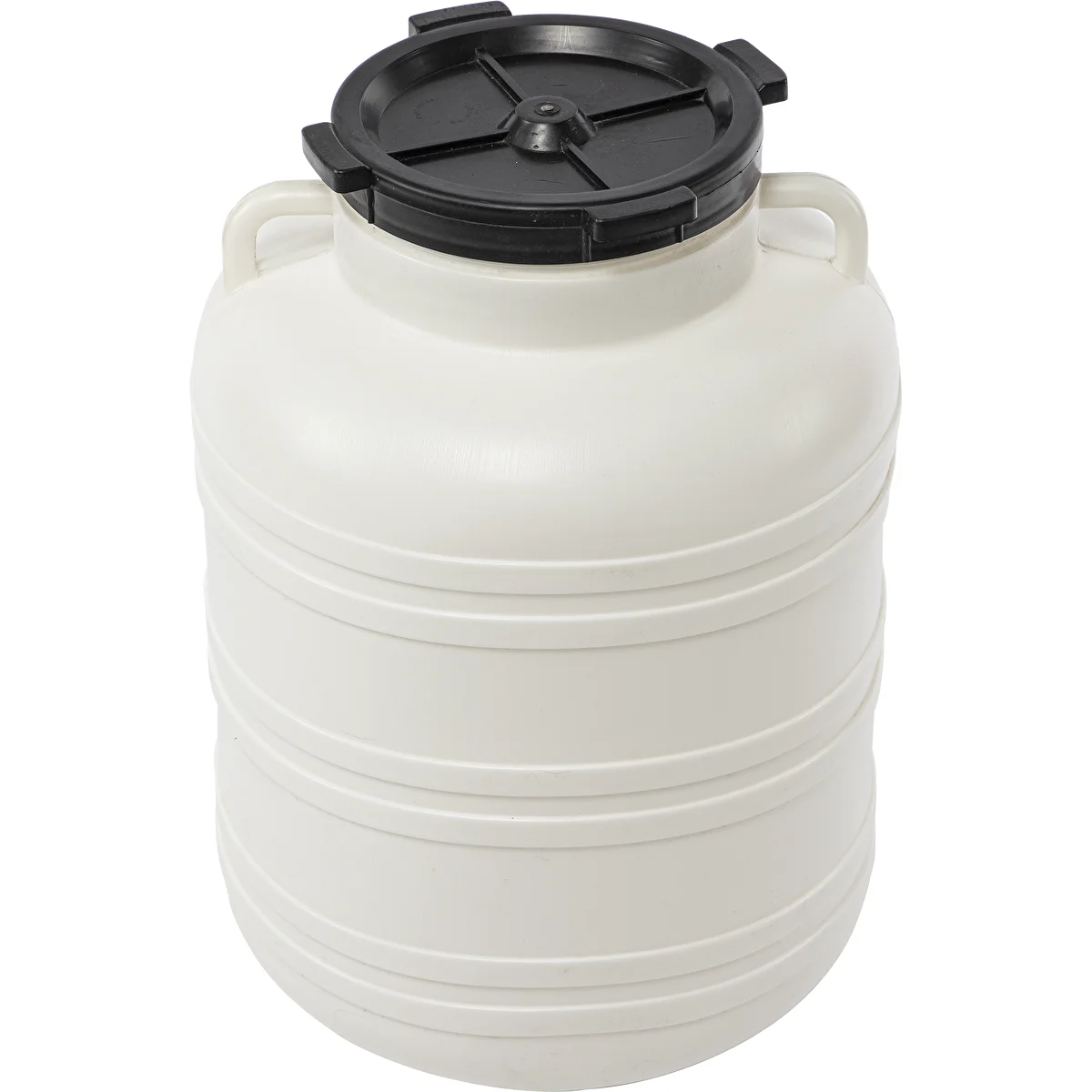 Fermentation Barrel 60 L - White, with Handles