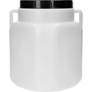 Square Barrel for 20 L, white, with handles, Sterk – photo 2