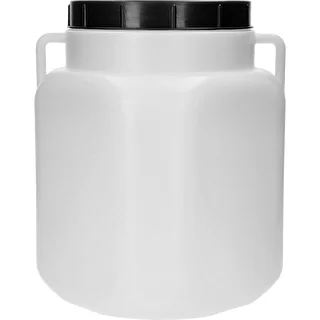 Square Barrel for 30 L, white, with handles, Sterk – photo 2