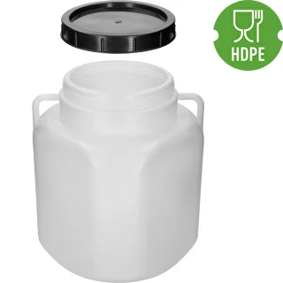 Square Barrel for 40 L, white, with handles, Sterk – photo 4