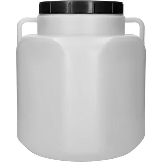 Square Barrel for 40 L, white, with handles, Sterk – photo 2