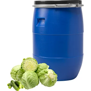 Barrel for cabbage 60 L, with a pressure band, blue, Sterk – photo 2