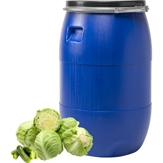 Barrel for cabbage 85 L, with a pressure band, blue, Sterk – photo 2
