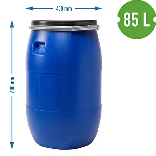 Barrel for cabbage 85 L, with a pressure band, blue, Sterk – photo 9