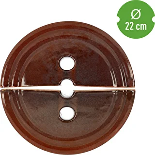 Pressure stone for barrels, vitrified clay, Ø 22 cm – photo 4
