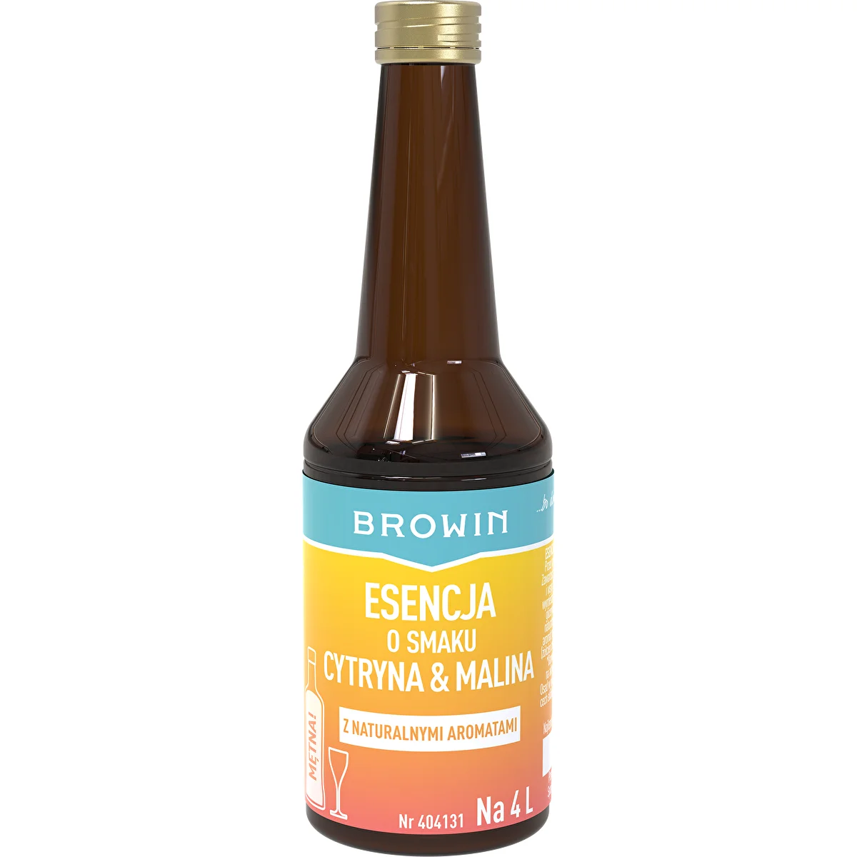 Lemon and raspberry flavoured essence - 40 ml, for 4 L