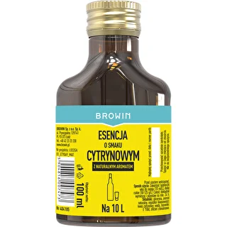 Lemon flavoured essence with natural aroma for 10 L - 100 ml