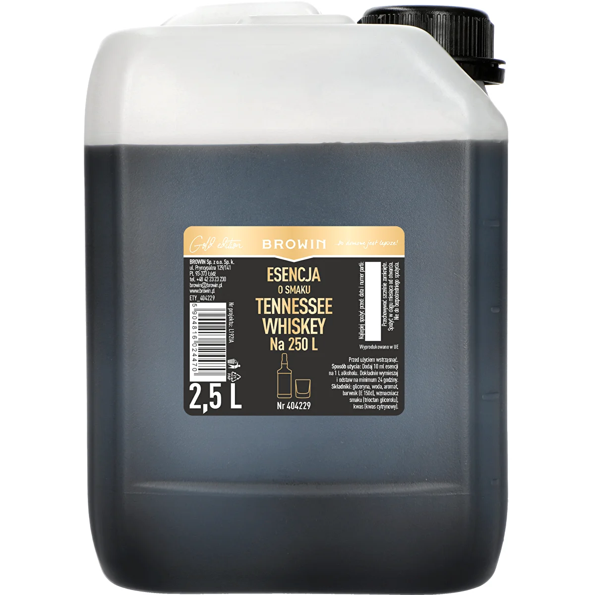 Tennessee Whiskey-Style Essence 2.5 L — makes up to 250 L of finished spirit