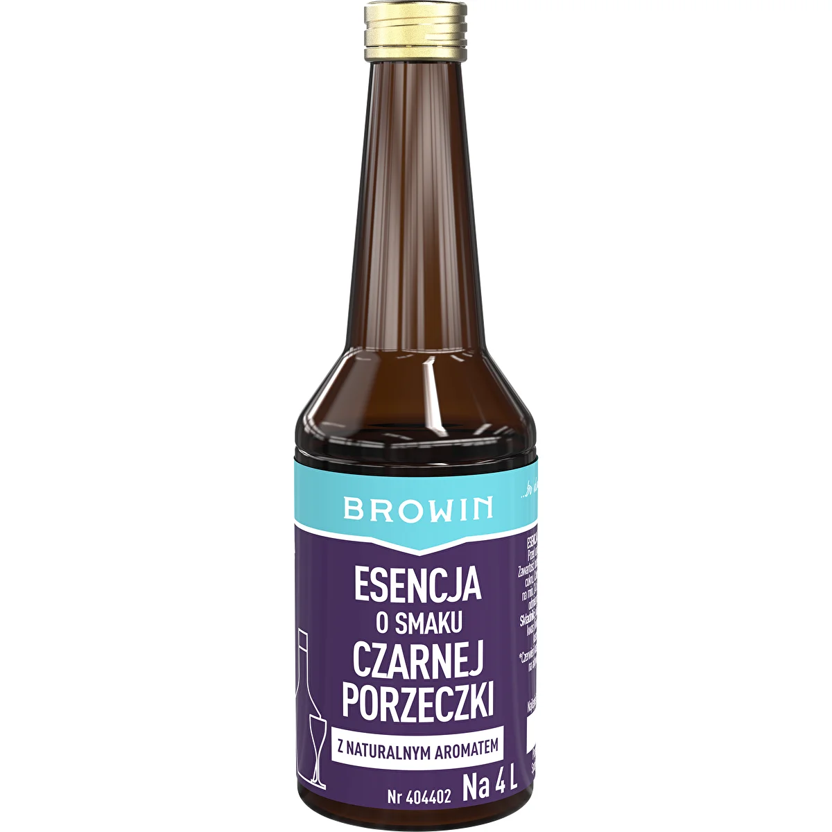 Blackcurrant-flavoured essence with natural flavouring for 4 L – 40 ml