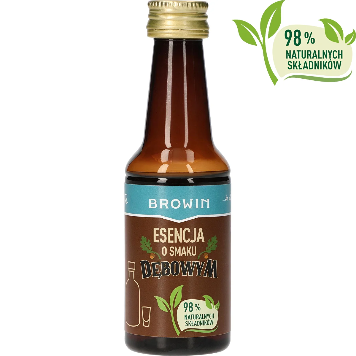 Oak-flavored essence with natural aroma and extract - 40 ml, for 4 L