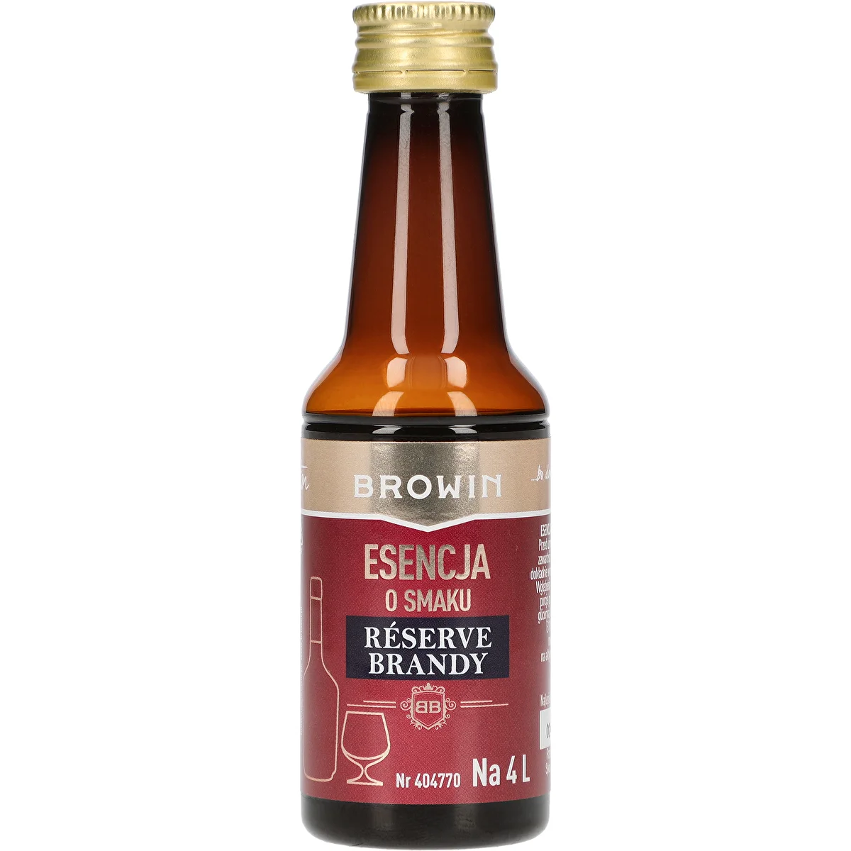 Reserve Brandy Flavour Essence, 40 ml, for 4 L
