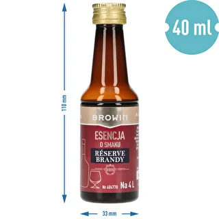 Reserve Brandy Flavour Essence, 40 ml, for 4 L – photo 7