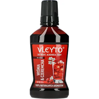 VLEYTO Sour Cherry & Bird Cherry – flavor essence with natural flavors, 250 ml