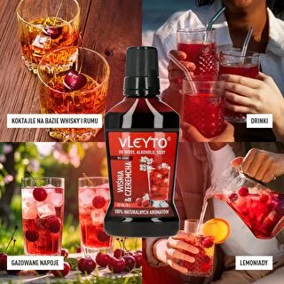 VLEYTO Sour Cherry & Bird Cherry – flavor essence with natural flavors, 250 ml – photo 7