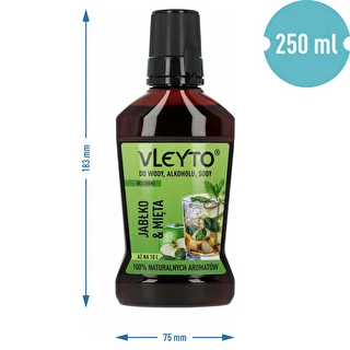 VLEYTO Mint & Apple – flavor essence with natural aromas, 250 ml – photo 5