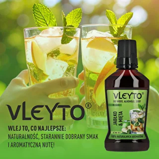 VLEYTO Mint & Apple – flavor essence with natural aromas, 250 ml – photo 6