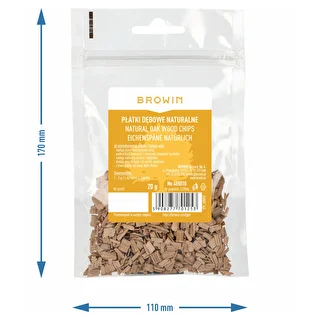 Natural oak wood chips, untoasted 20g – photo 7