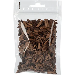 American Oak Chips, Heavily Toasted, from Bourbon Barrels, 50 g