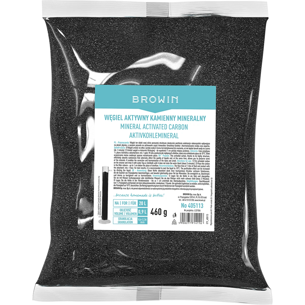 Mineral active stone carbon - 0,46kg