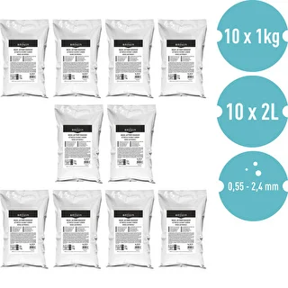 Coconut activated carbon 1 kg x 10 - set – photo 2
