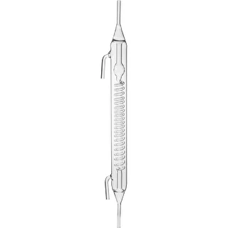 Glass spiral - bubble condenser