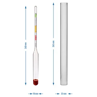 Wine hydrometer (saccharometer) – sugar content measurement – photo 4