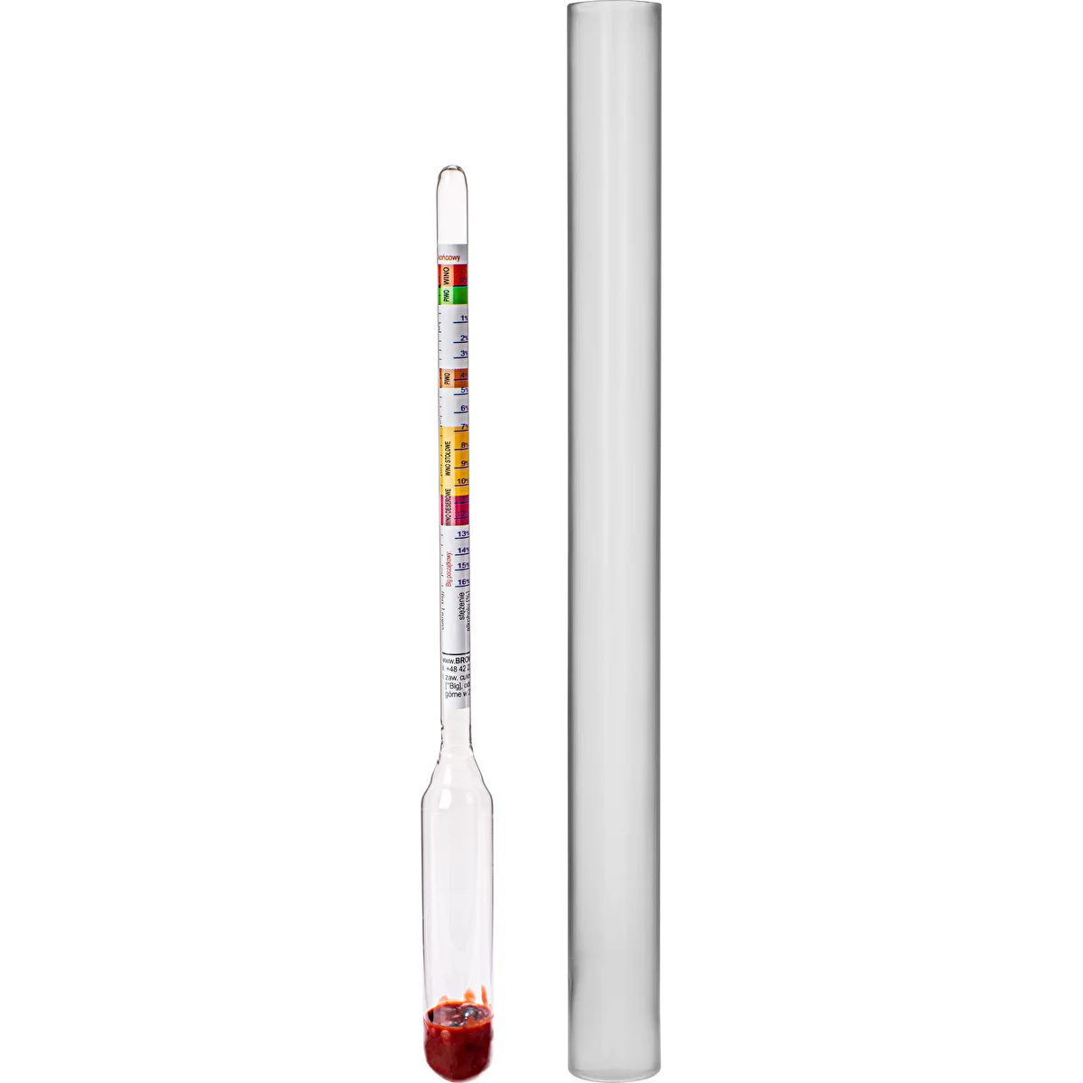 Multimeter - hydrometer with sugar and potential alcohol scale