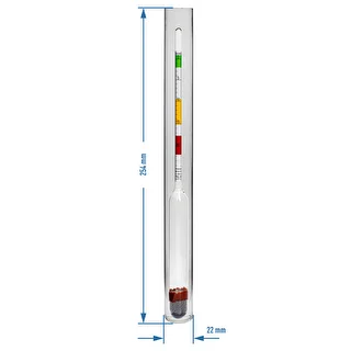 Vinometer (sugar meter) in a plastic test tube – photo 3