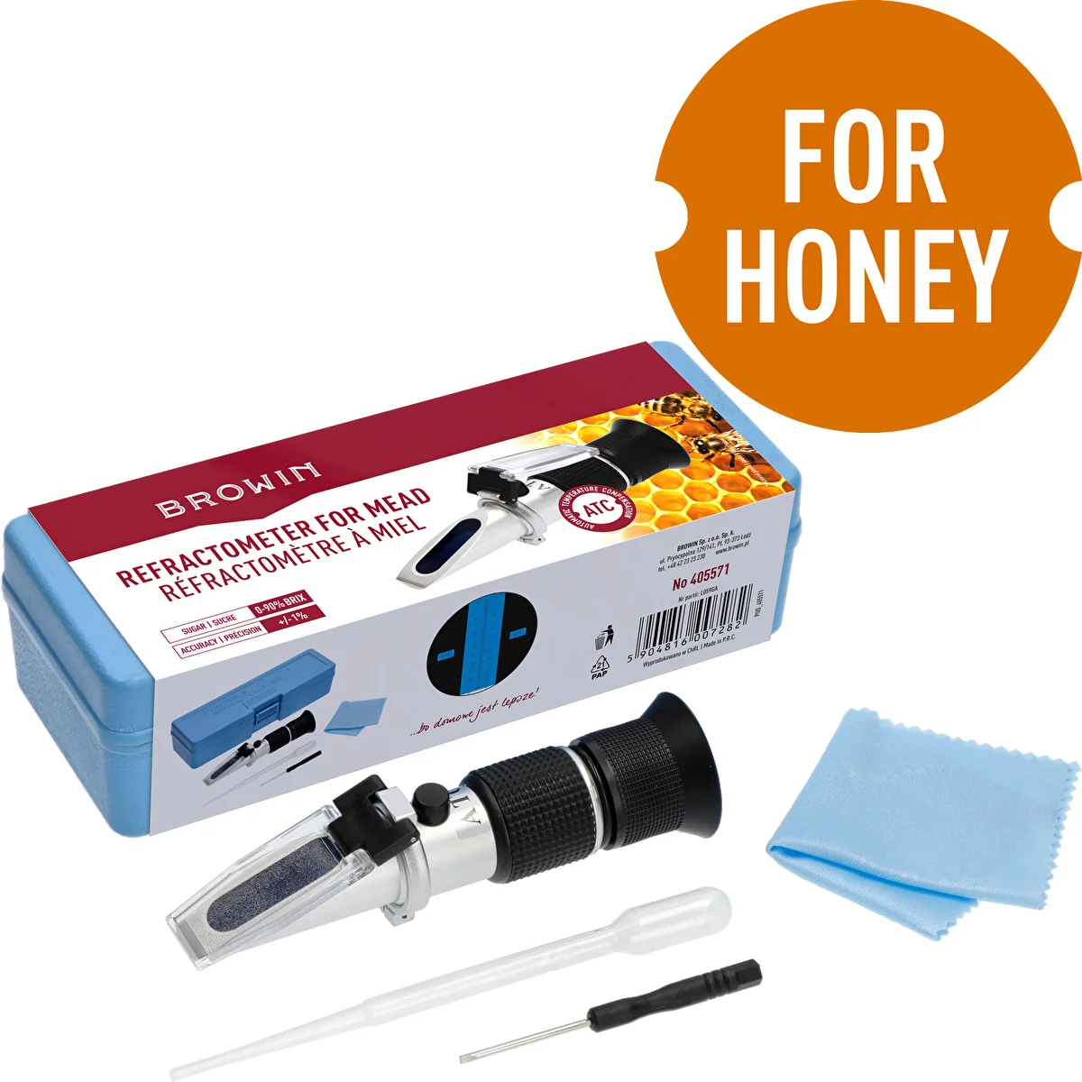 Refractometer for mead
