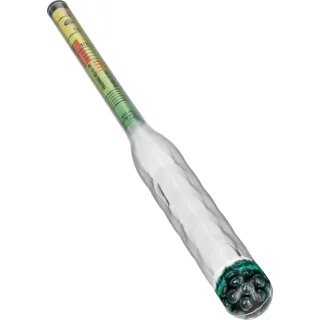 Shatterproof salinometer with test tube, measurement range: 0-300 g salt/L – photo 2