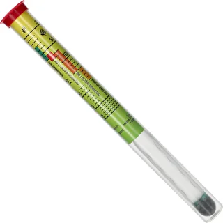 Shatterproof salinometer with test tube, measurement range: 0–300 g salt/L – photo 3