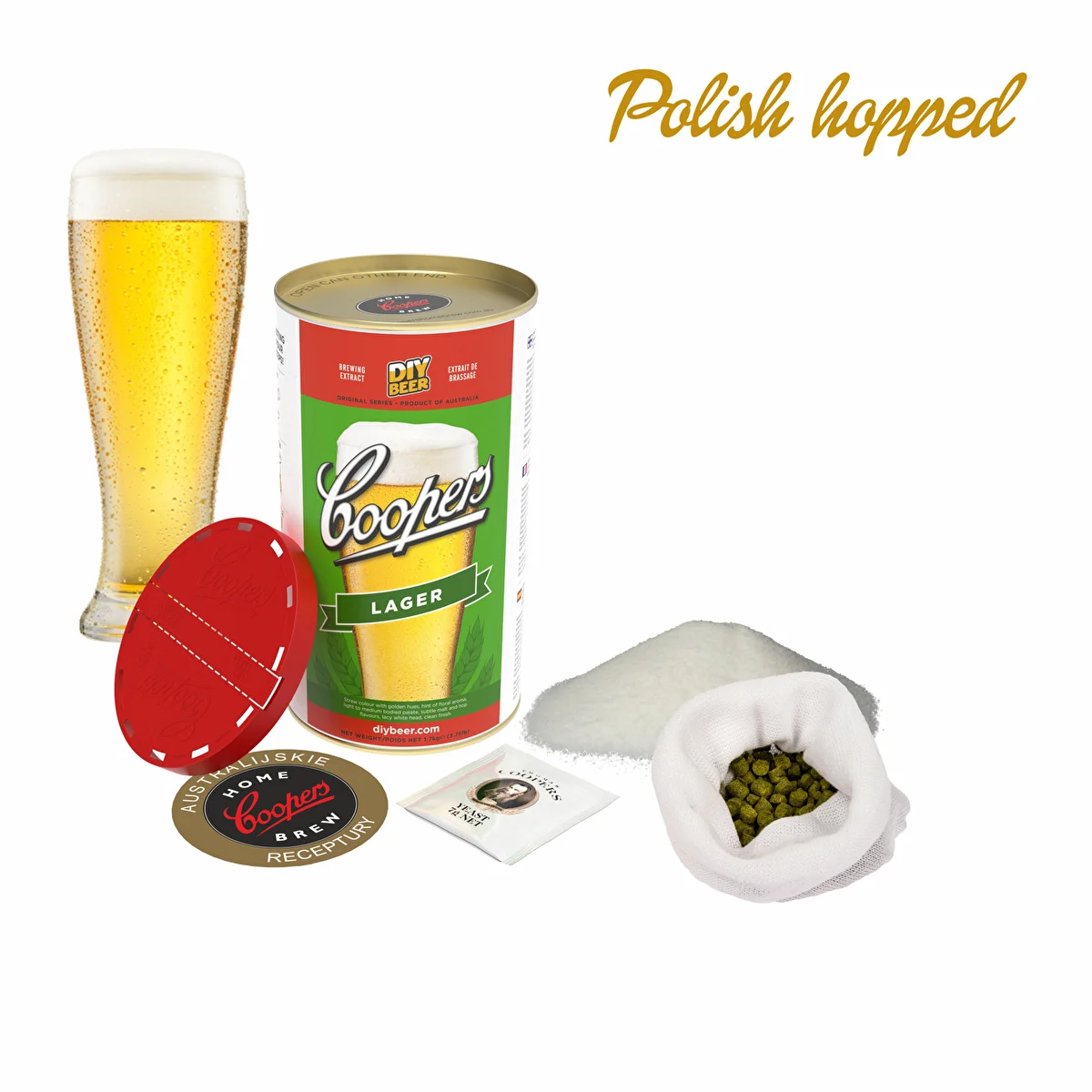 Polish hopped beer kit, 20 L