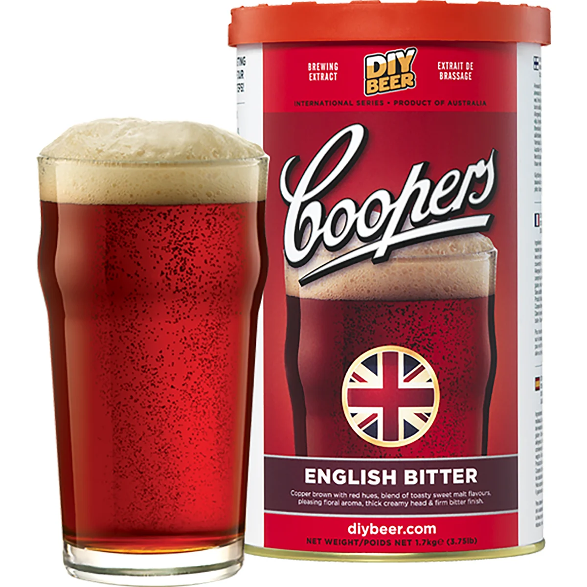 English Bitter Coopers beer concentrate 1,7 kg for 23 L of beer