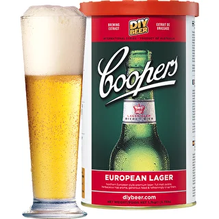 European Lager Coopers beer concentrate 1,7kg for 23l of beer