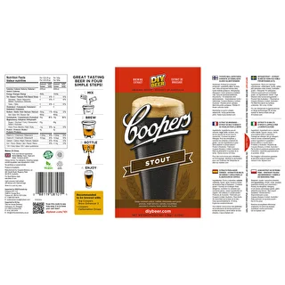 Stout Coopers beer concentrate 1,7kg for 23l of beer – photo 5