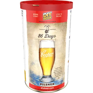 86 Days Pilsner Coopers beer concentrate 1,7kg for 23l of beer – photo 2