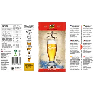 86 Days Pilsner Coopers beer concentrate 1,7kg for 23l of beer – photo 5