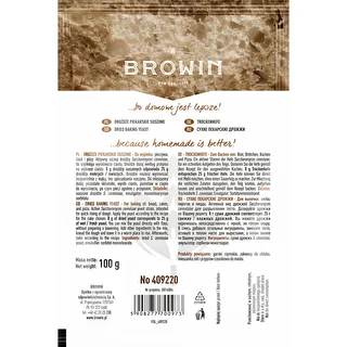 Dried baker’s yeast, 100 g – photo 2