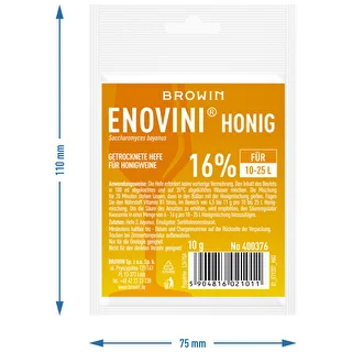 Dried yeast for mead Enovini Honey 10 g – photo 3