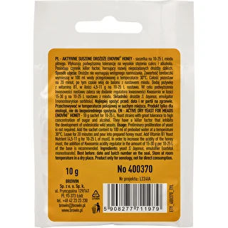 Dry mead yeast 10g – photo 2