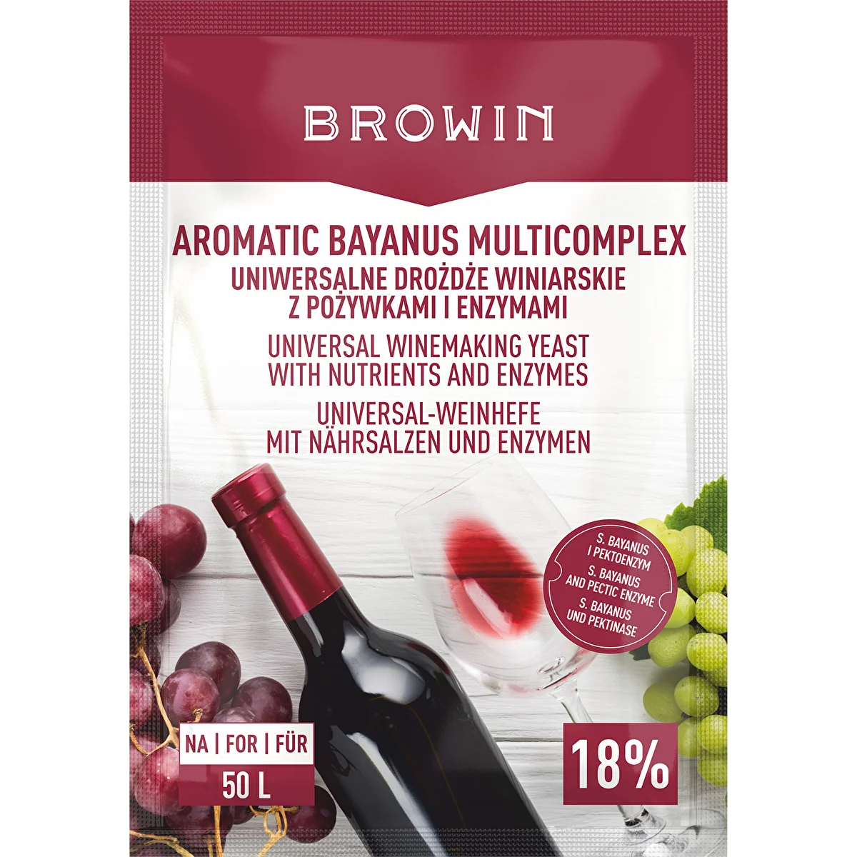 Aromatic Bayanus Multicomplex starter kit for wine, 40 g