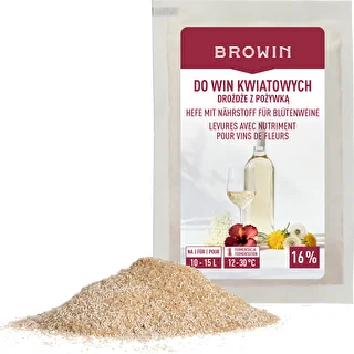 Wine yeast with nutrient - for flower wines, 10-15 L – photo 3