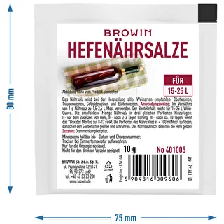 Wine yeast nutrient 10 g – photo 2