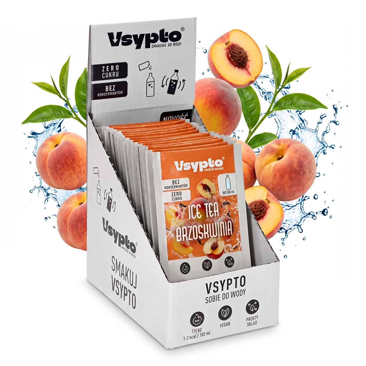 Vsypto Peach Iced Tea - 15x3g Pack